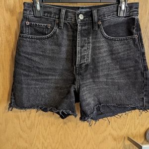 Abercrombie& Fitch black jean shorts